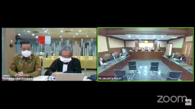 Juliara Batubara divonis 12 tahun penjara dalam persidangan di Pengadilan Tindak Pidana Korupsi, Senin (23/8/2021).