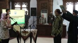Pelantikan PJ Sekda Kabupaten Batang di Aula Bupati Batang Batang Oleh Lani Dwi Rejeki Penjabat Bupati Batang, Jumat, (10/6/22)