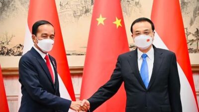 Presiden Jokowi bersama PM China Li Keqiang
